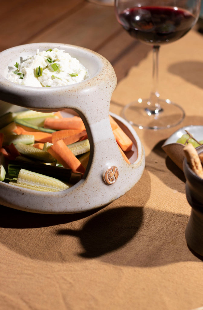 clay, clay art, chip & dip, clay modeling, serve ware, Chip & Dip : The Clay Duo, platter